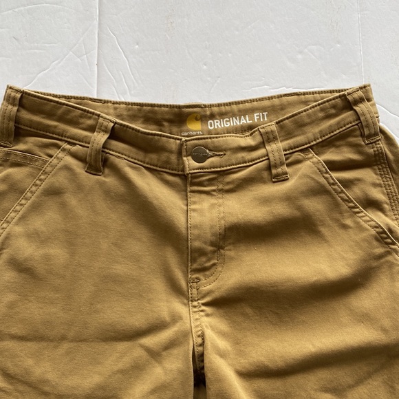 NWOT Carhartt Mens cargo brown shorts. Size 4. Excellent condition. - Picture 7 of 10